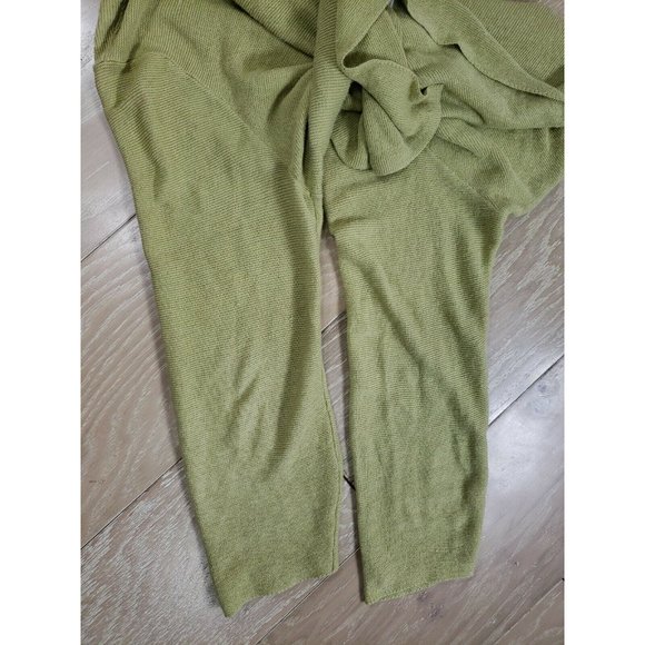 J Jill Medium Lightweight Open Cardigan Linen Cotton Modal Pea Green Women's - Picture 7 of 9